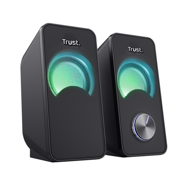 Set altoparlantësh Trust 2.0, Set Arys, RGB Compact, i zi