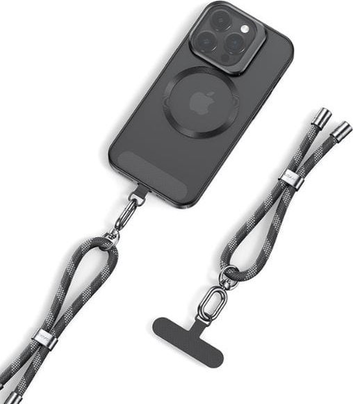 Rrip dore universal për telefon Usams Rowy US-ZB317, 34cm, poliester, rozë