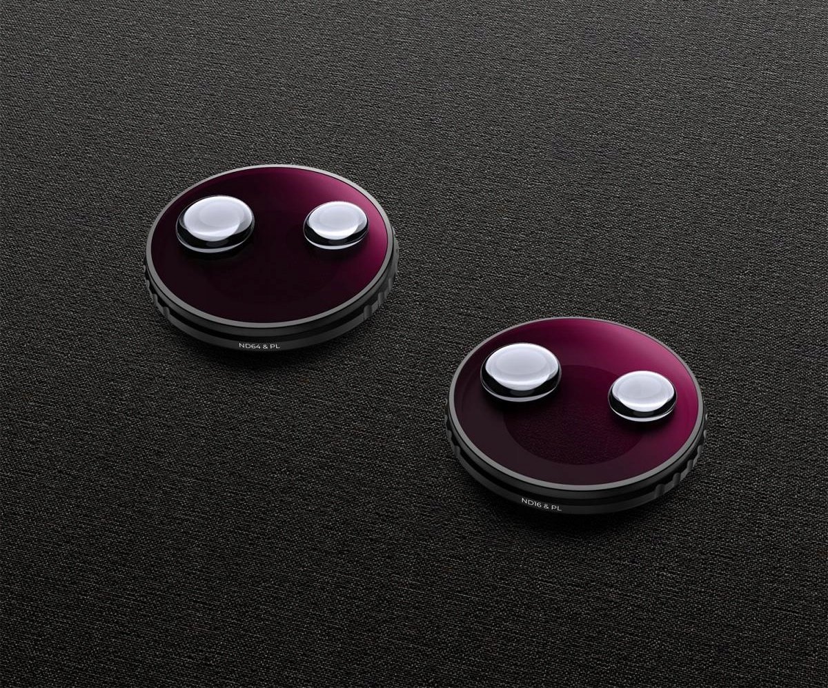 Set filtrash gri polarizues për kamera DJI Osmo Action 4, ND8 ND16 ND32 ND64