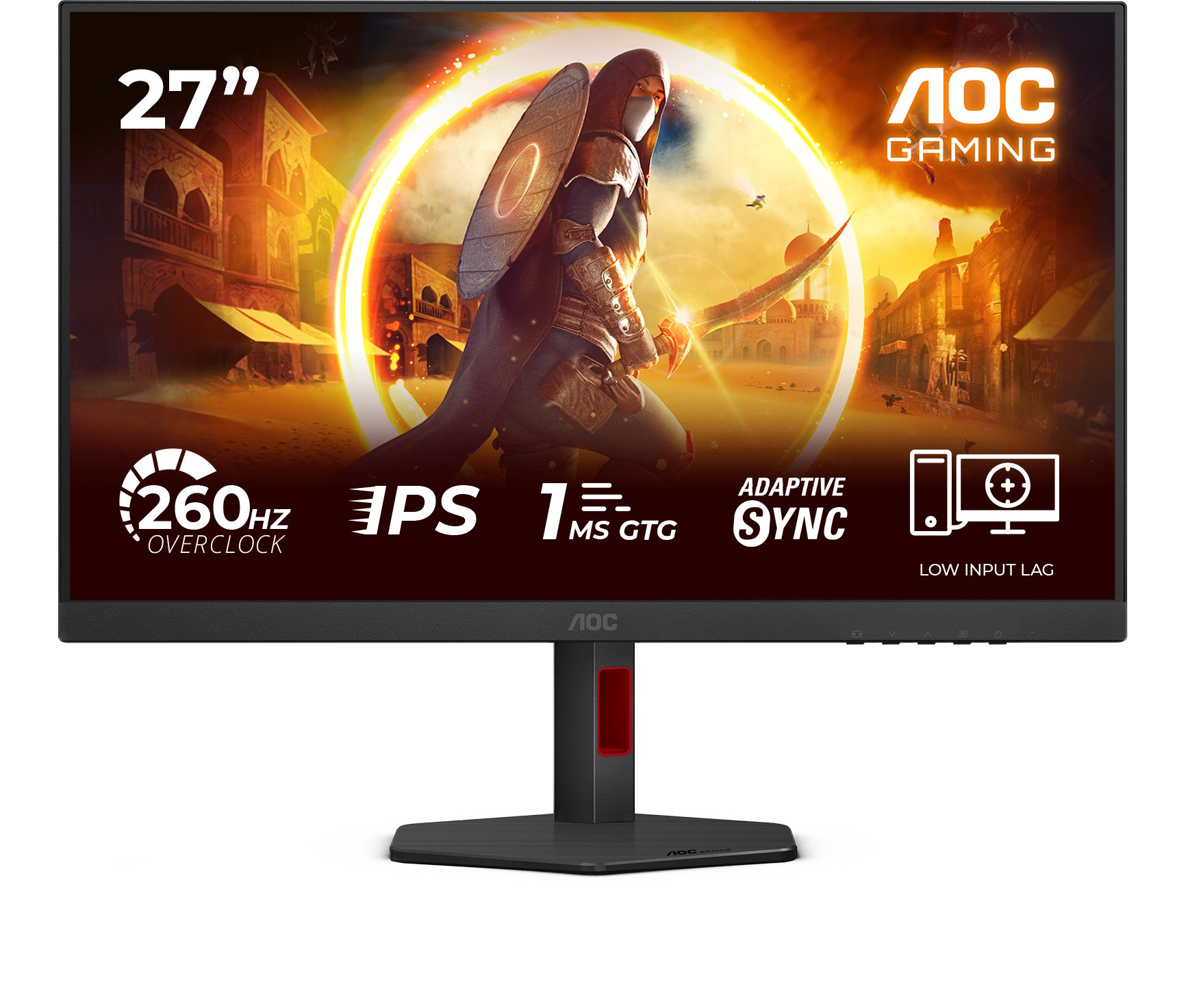 Monitor gaming AOC 27G4ZR, 27", Full HD, 260Hz, i zi