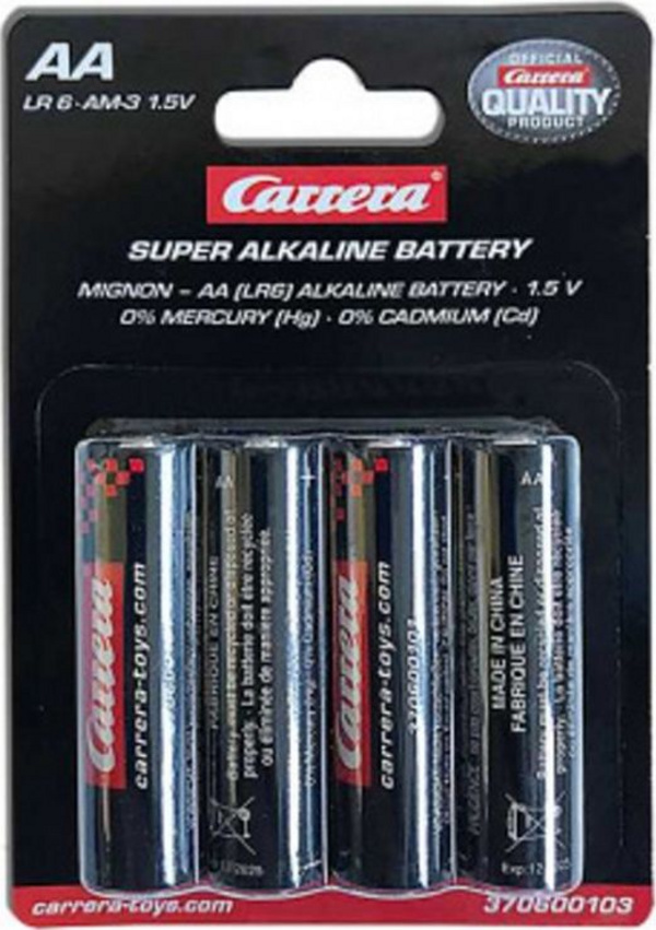 Bateri alkaline Carrera 370600102 AAA, 1.5V, set 8 copë