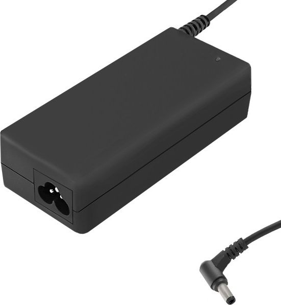 Karikues për laptop Qoltec 50099.90W, 90W, 2.5 mm, i zi