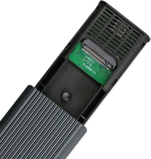 Kuti eksternale për SSD M.2 NVMe, USB 3.1 10Gb/s, deri 4TB, grafit