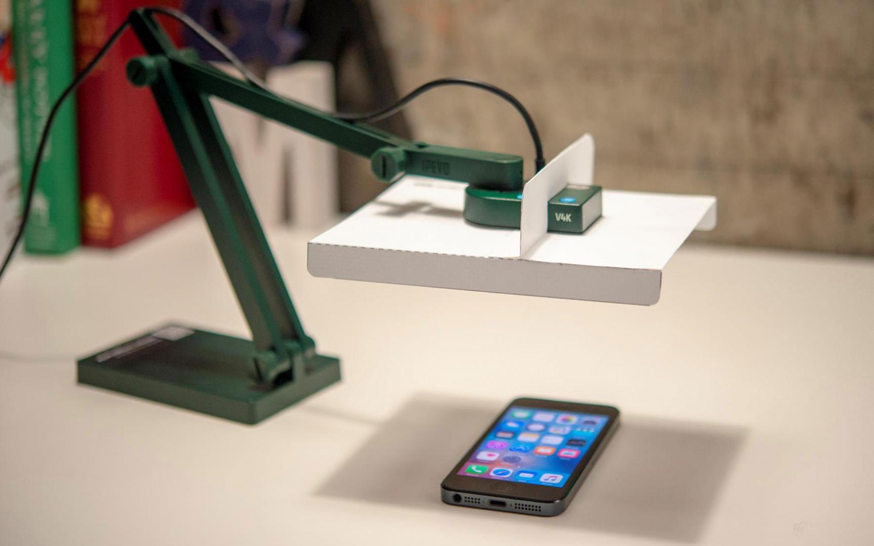 Kamerë dokumentesh IPEVO V4K, 8MP, USB, e zezë