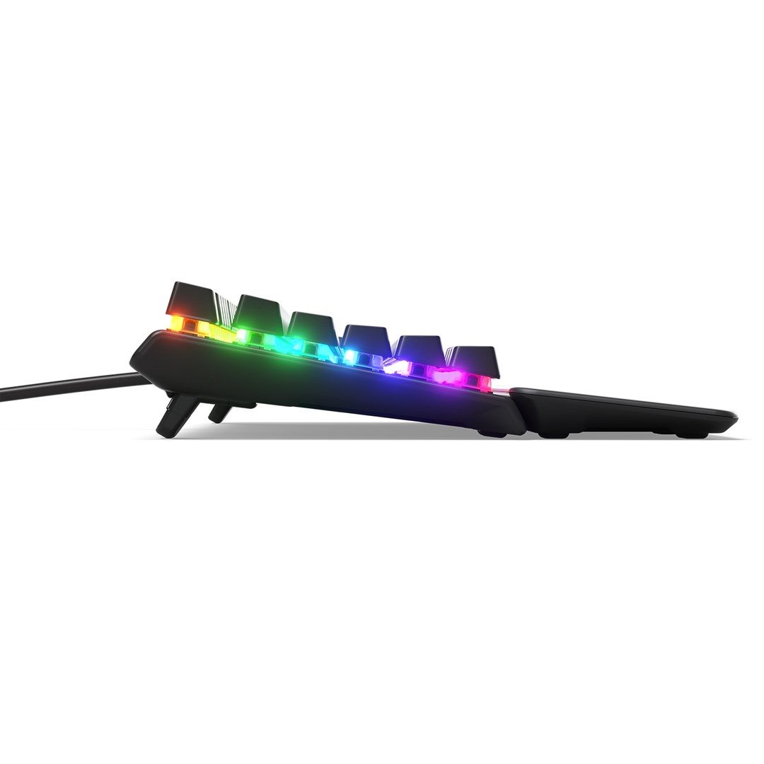 Tastierë lojërash SteelSeries Apex 5, USB, me ekran OLED, e zezë