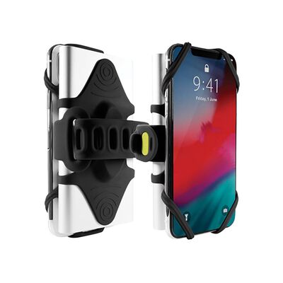 Mbajtëse celulari për biçikletë Bone Collection 2in1, e zezë