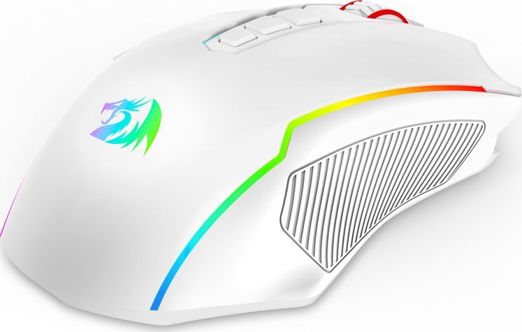 Гејминг глушец Redragon M914W RGB NIX, со и без кабел, бел