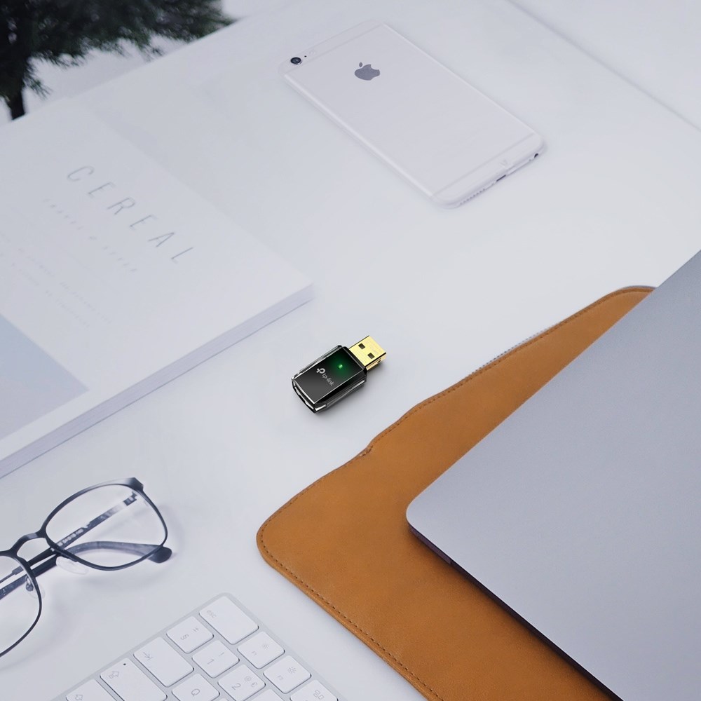 Përshtatës Wi-Fi TP-Link Archer T2UH, Dual Band, 600Mbps, USB, i zi