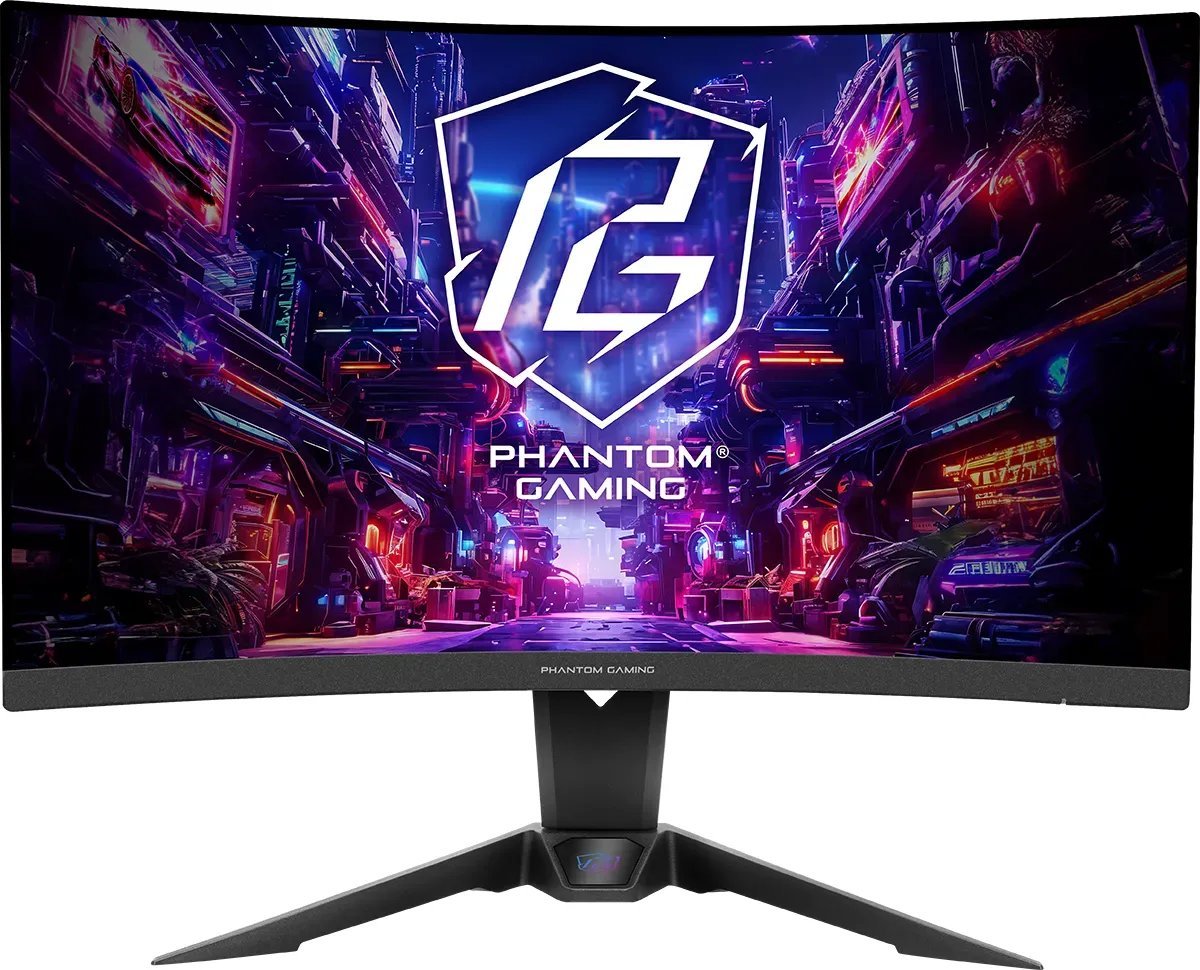 Гејминг монитор Asrock Phantom Gaming PG27QRT2A, 27\", QHD 2560x1440, 180Hz, црн