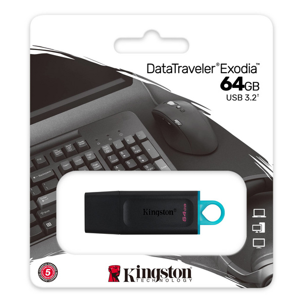 USB Kingston Exodia Data Traveler, 64GB