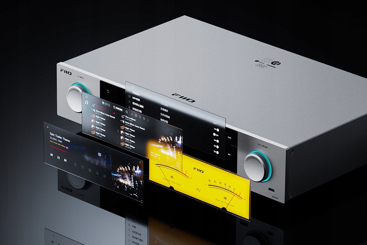 DAC AMP desktop FiiO S15, Hi Res Audio, Android 12 Snapdragon 660, i zi