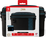 Çantë udhëtimi PDP GLOW Sheikah Shoot, për Nintendo Switch, me ndriçim në errësirë, e zezë