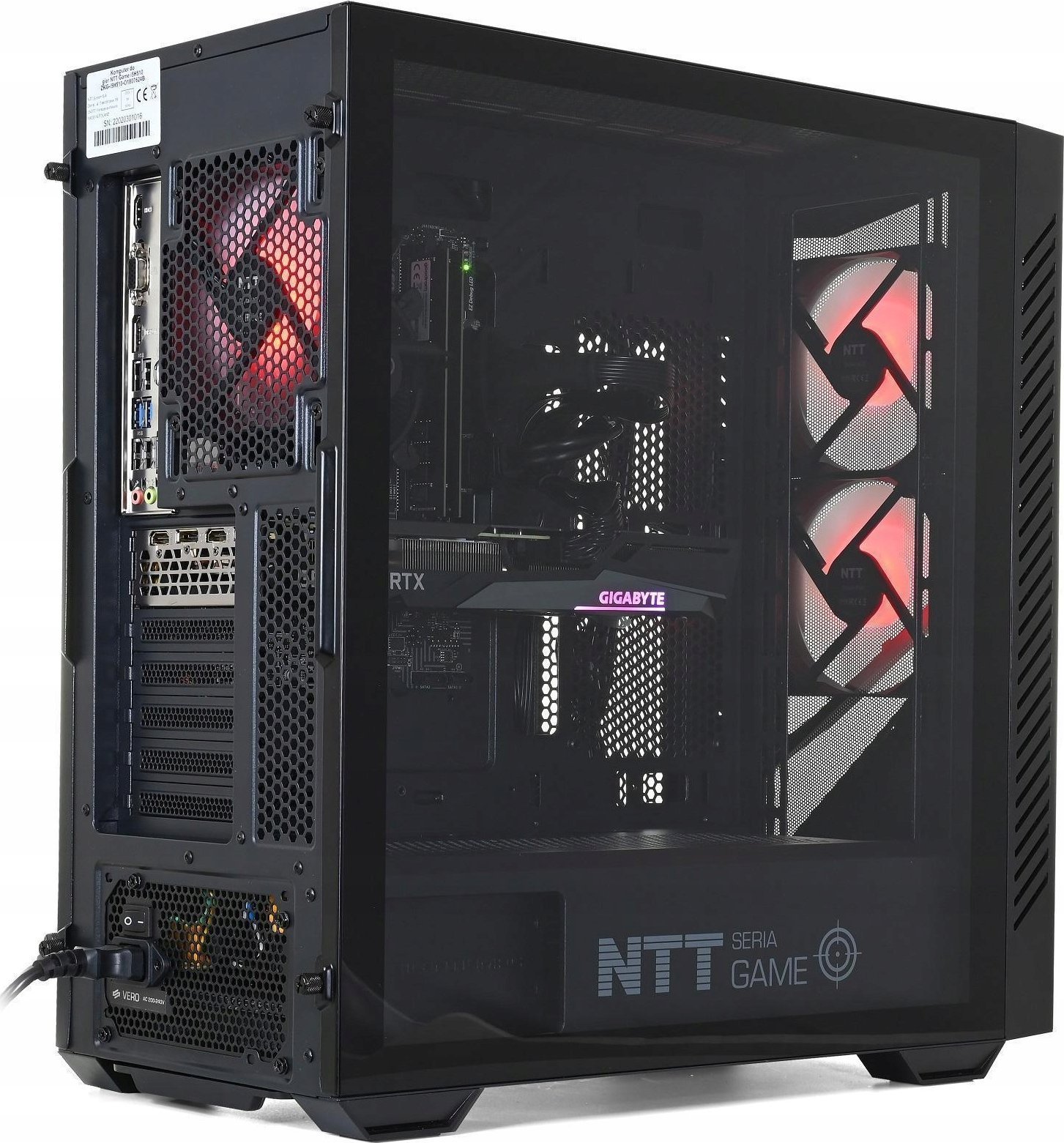 Kompjuter gaming NTT System Game Pro, Ryzen 5 PRO, RTX 4060 8GB, 16GB RAM, 1TB SSD, Windows 11, i zi