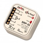 Kontrollues roletash Zamel SRP-02, 5A 230V, pa tela 868MHz, i bardhë