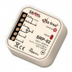 Kontrollues roletash Zamel SRP-02, 5A 230V, pa tela 868MHz, i bardhë