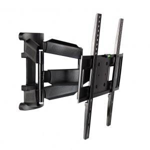 Mbajtëse TV ART AR-75, 23-65", 50kg, VESA 400x400, Double Arm, e zezë