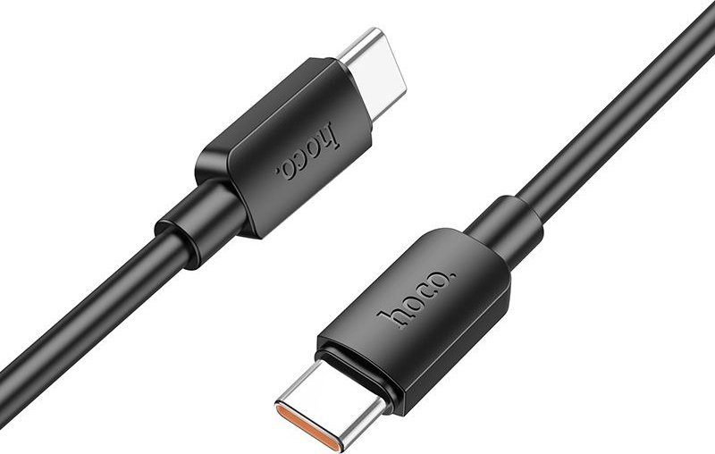 Kabllo Hoco Hyper PD X96, USB C në USB C, 100W, 1m, e zezë