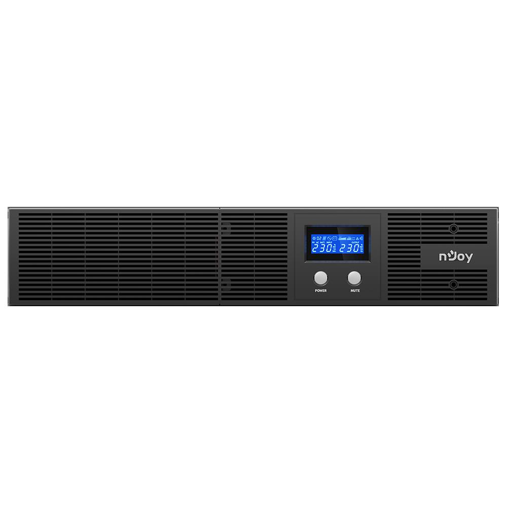 UPS nJoy Argus 2200, 2200VA 1320W, rack 2U, црн