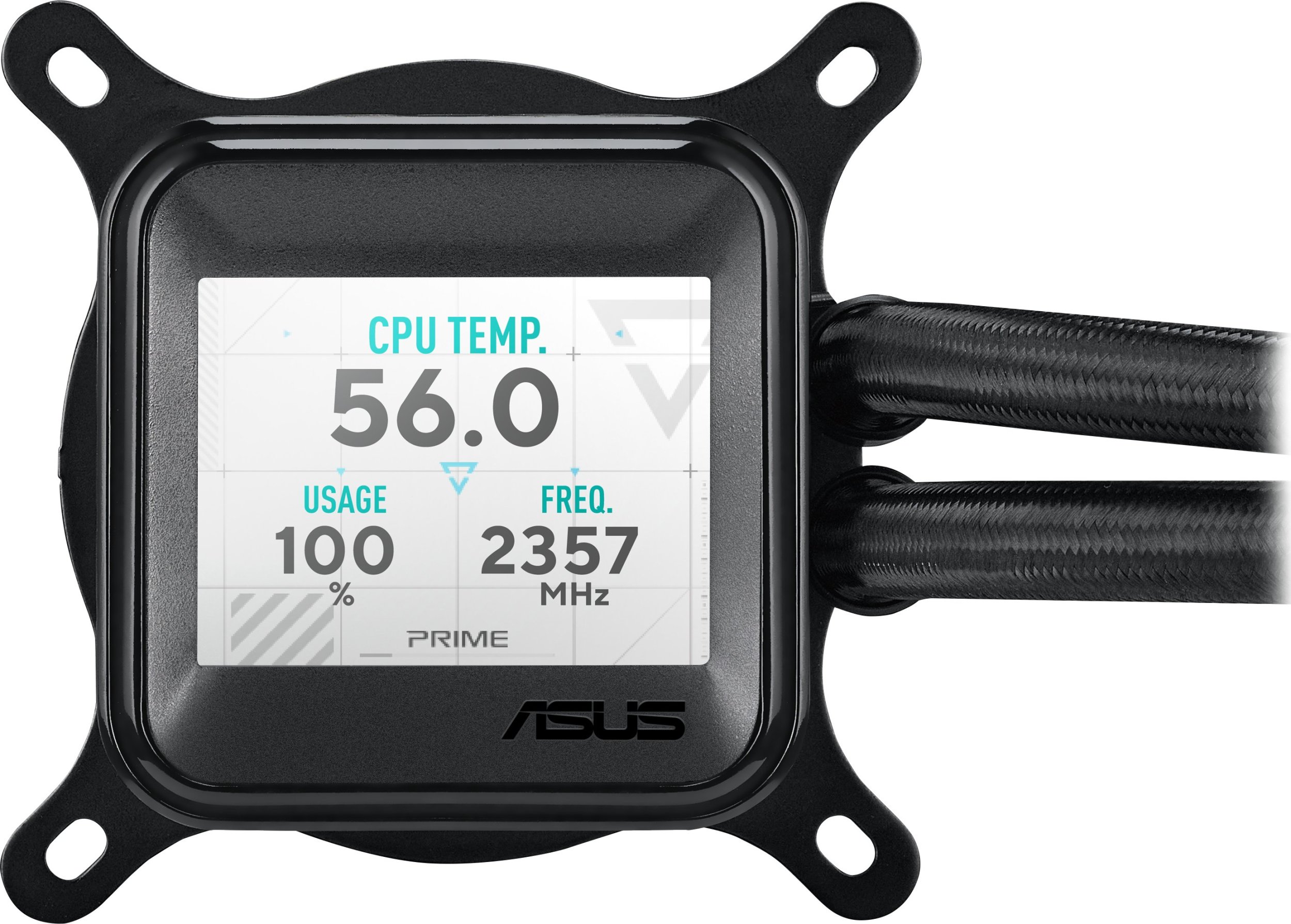 Ftohës likuid CPU ASUS Prime LC 360 ARGB LCD, 360mm, ekran 2.3", i zi