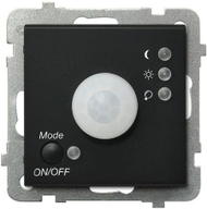 Senzor lëvizjeje Ospel Sonata ŁP-16R/m/33, elektronik, 230V, metalik i zi