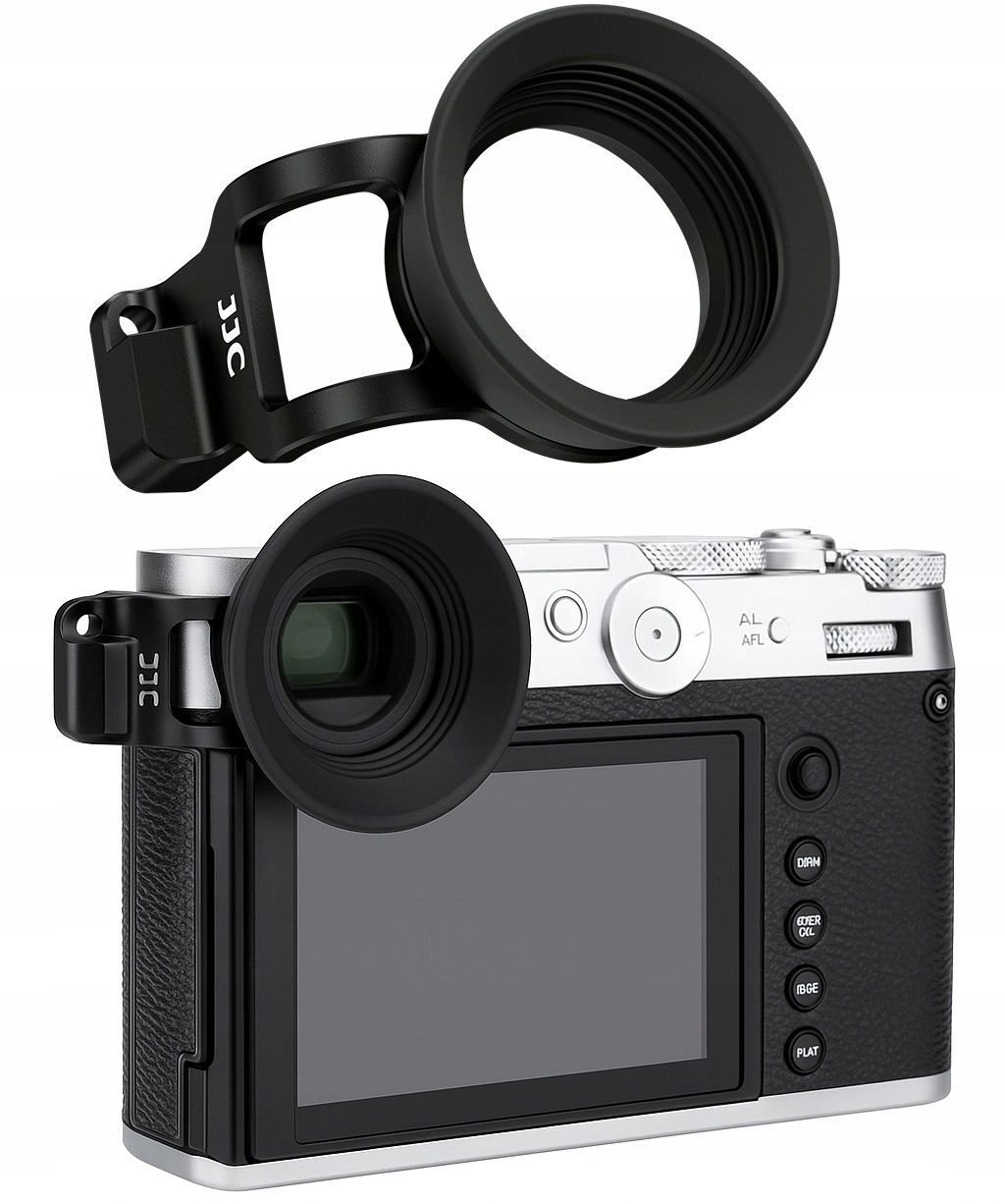 Kapak syri për kamerë JJC, për FUJIFILM GFX100RF, silikon, i zi
