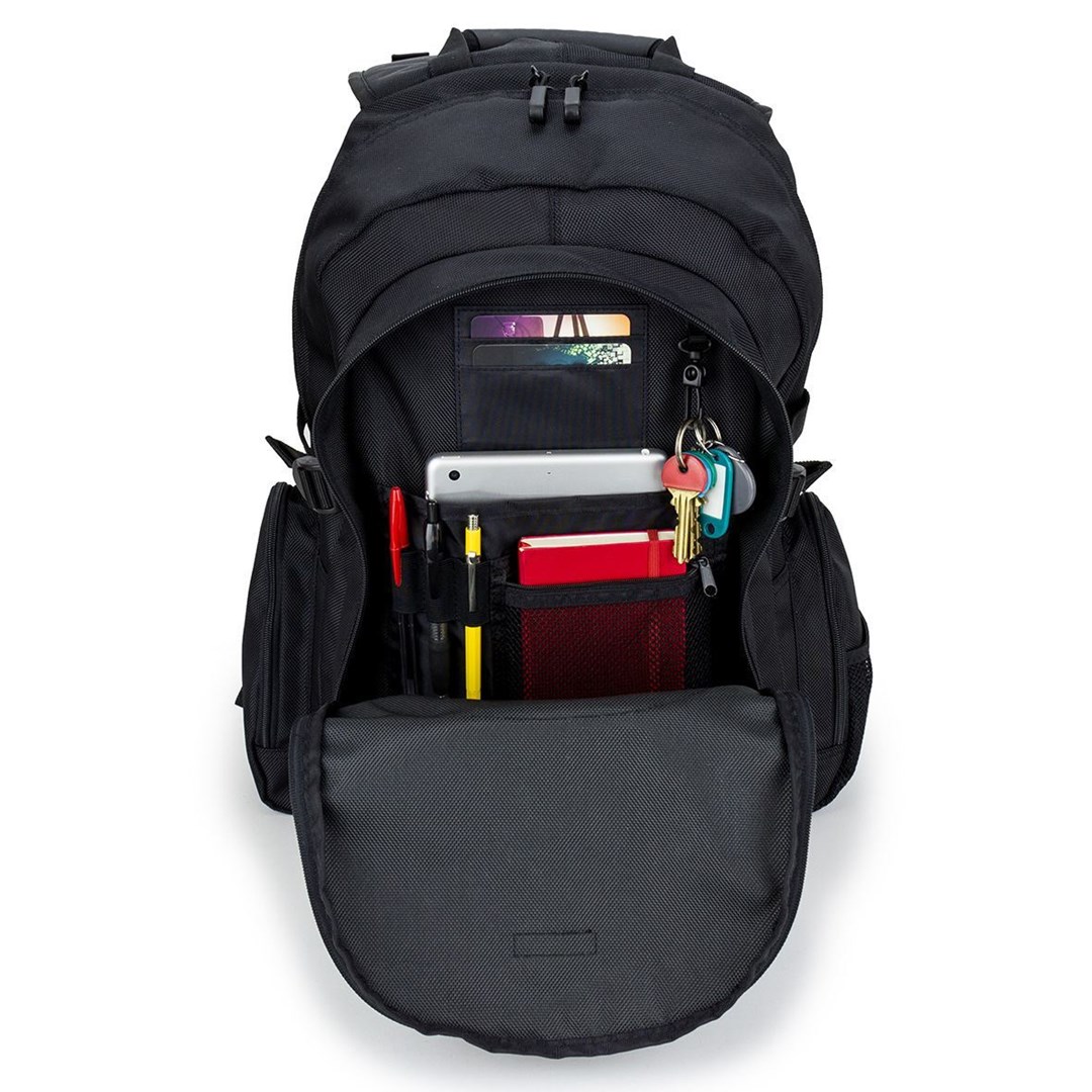 Shtëpi shpine për laptop Targus Classic, 15.6", 20L, e zezë