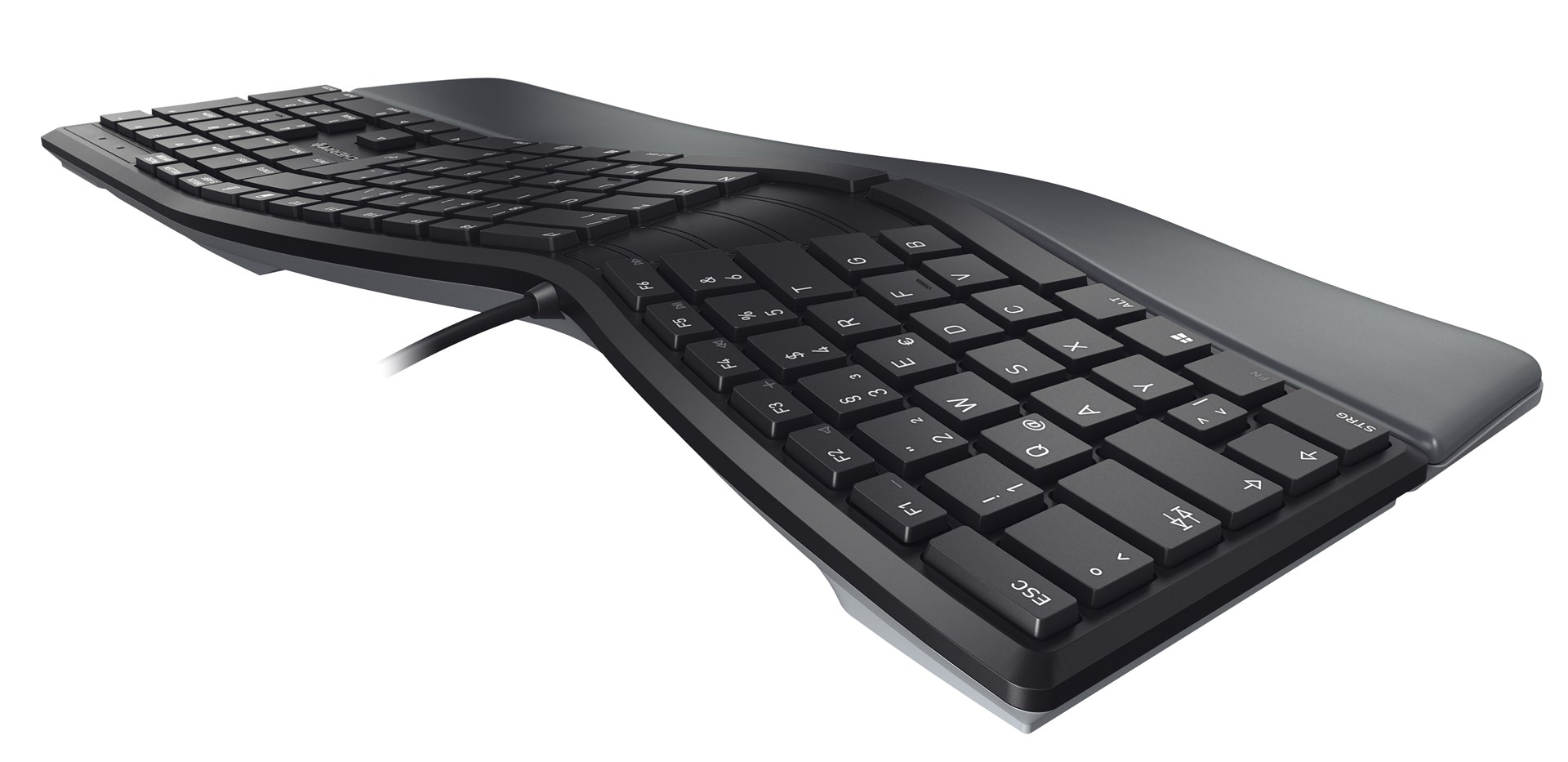 Tastierë ergonomike Cherry KC 4500 Ergo, USB, e zezë
