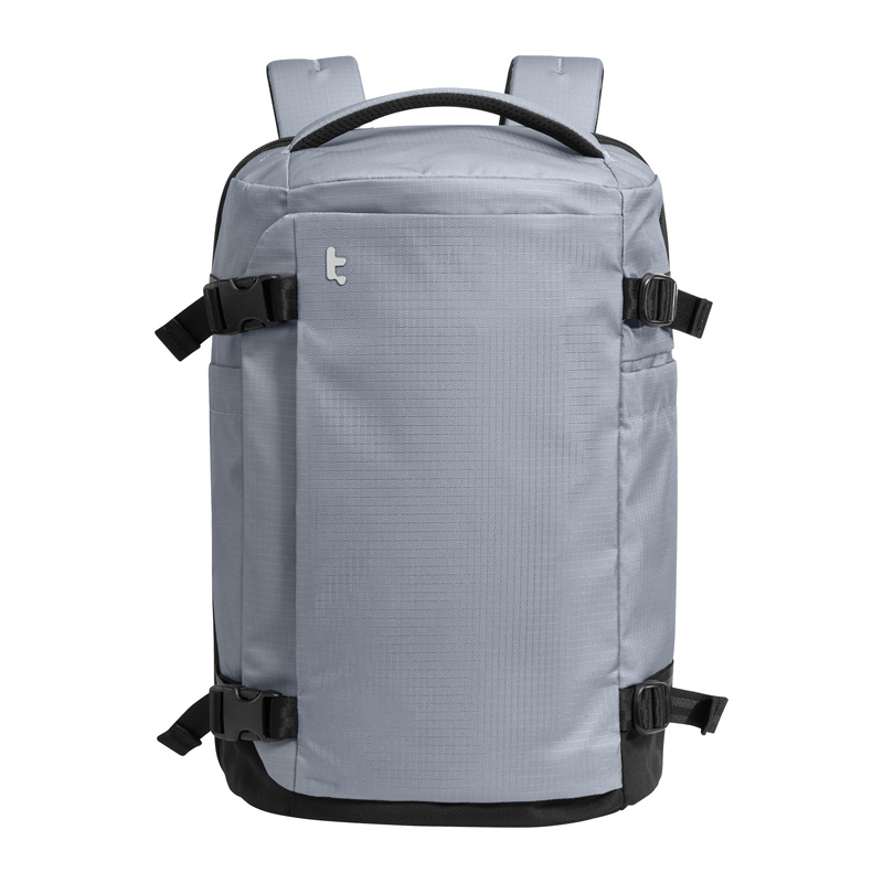 Çantë shpine udhëtimi Tomtoc Navigator T66 Liteway, 28L, për laptop 16", gri e çelët
