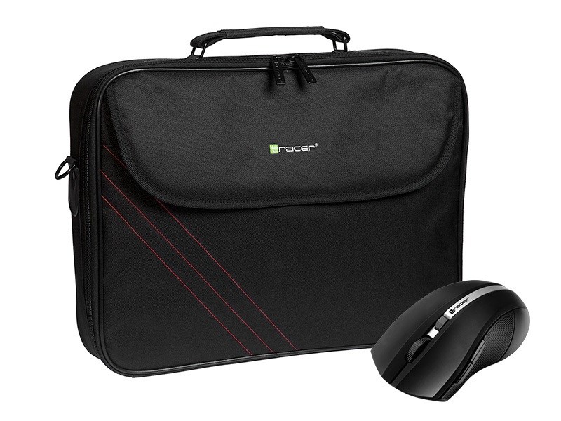 Çantë dore për laptop Tracer Tracer, me maus, 15.6", e zezë