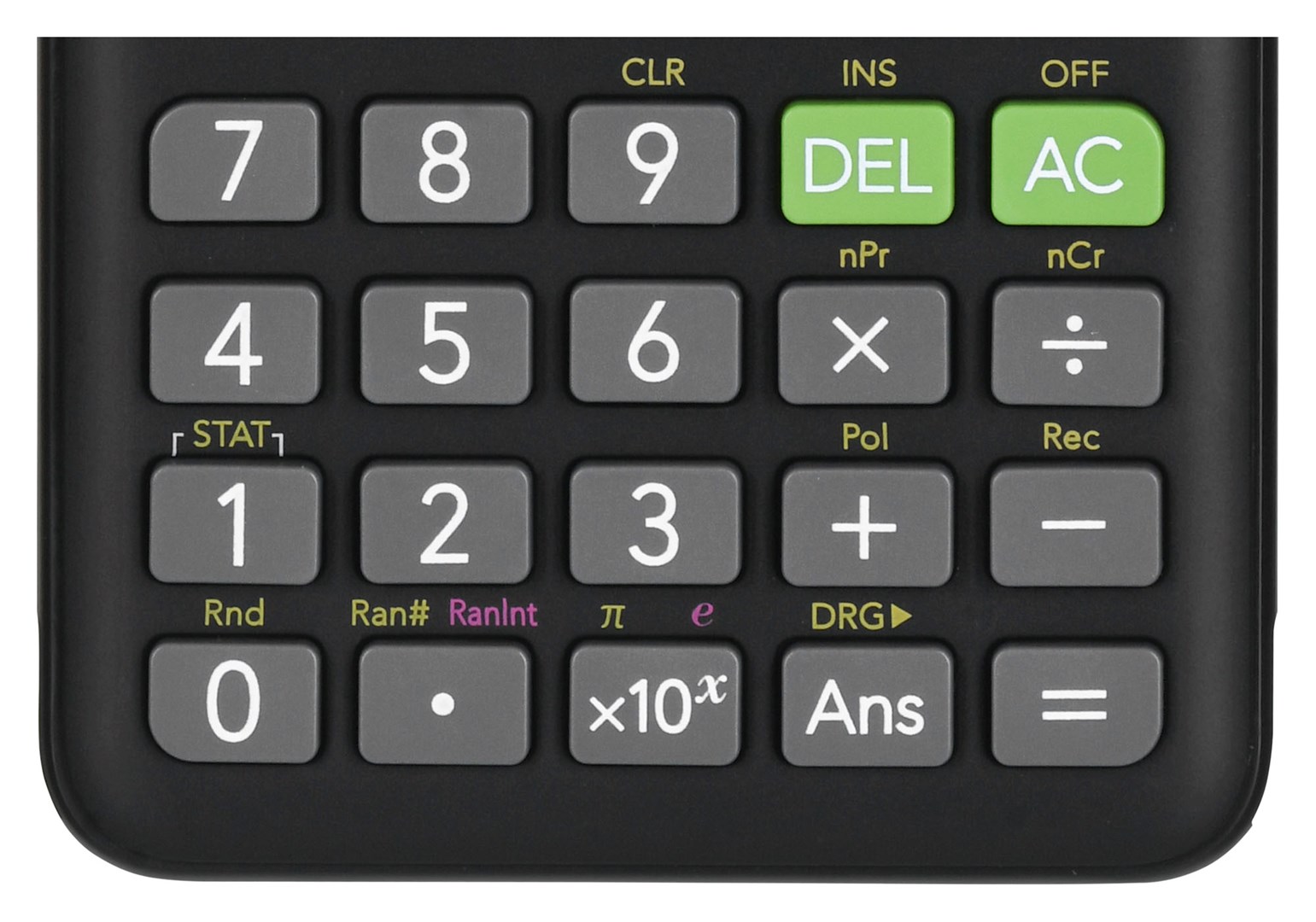 Kalkulator shkencor Casio FX-82ES PLUS-2, ekran me piksel, xhepi, i zi