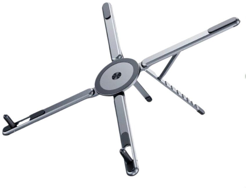 Qëndrim për laptop 4smarts Multi Stand, magnetik, i palosshëm, argjendtë