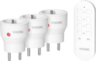 Сет безжични приклучници Orno Virone RS-8, 3+1, 2300W, бел