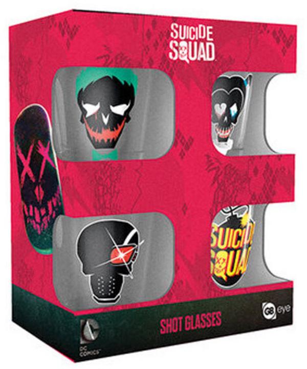 Set gotash GB Eye DC Comics - Suicide Squad Skulls