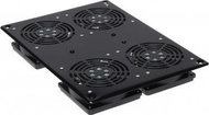 Panel ftohës për kabinet RACK Delta A19-4W, 4 ventilatorë, 230V AC, i zi