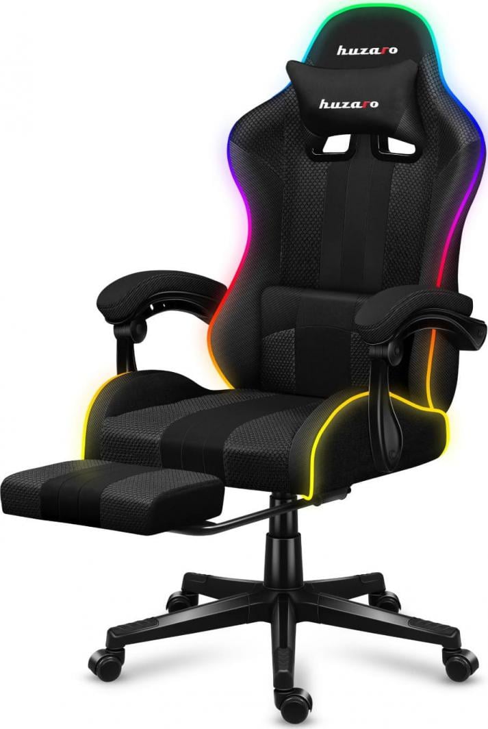 [OUTLET] Karrige Huzaro Force 4.7 RGB, e zezë
