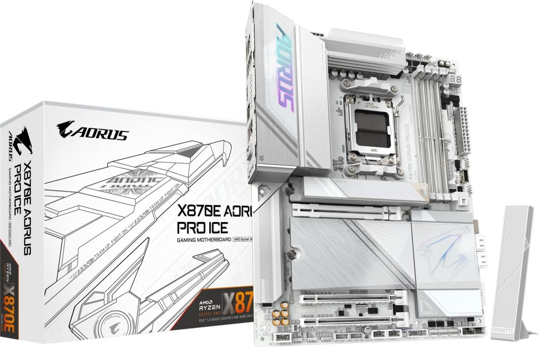 Pllakë amë Gigabyte X870E AORUS PRO ICE