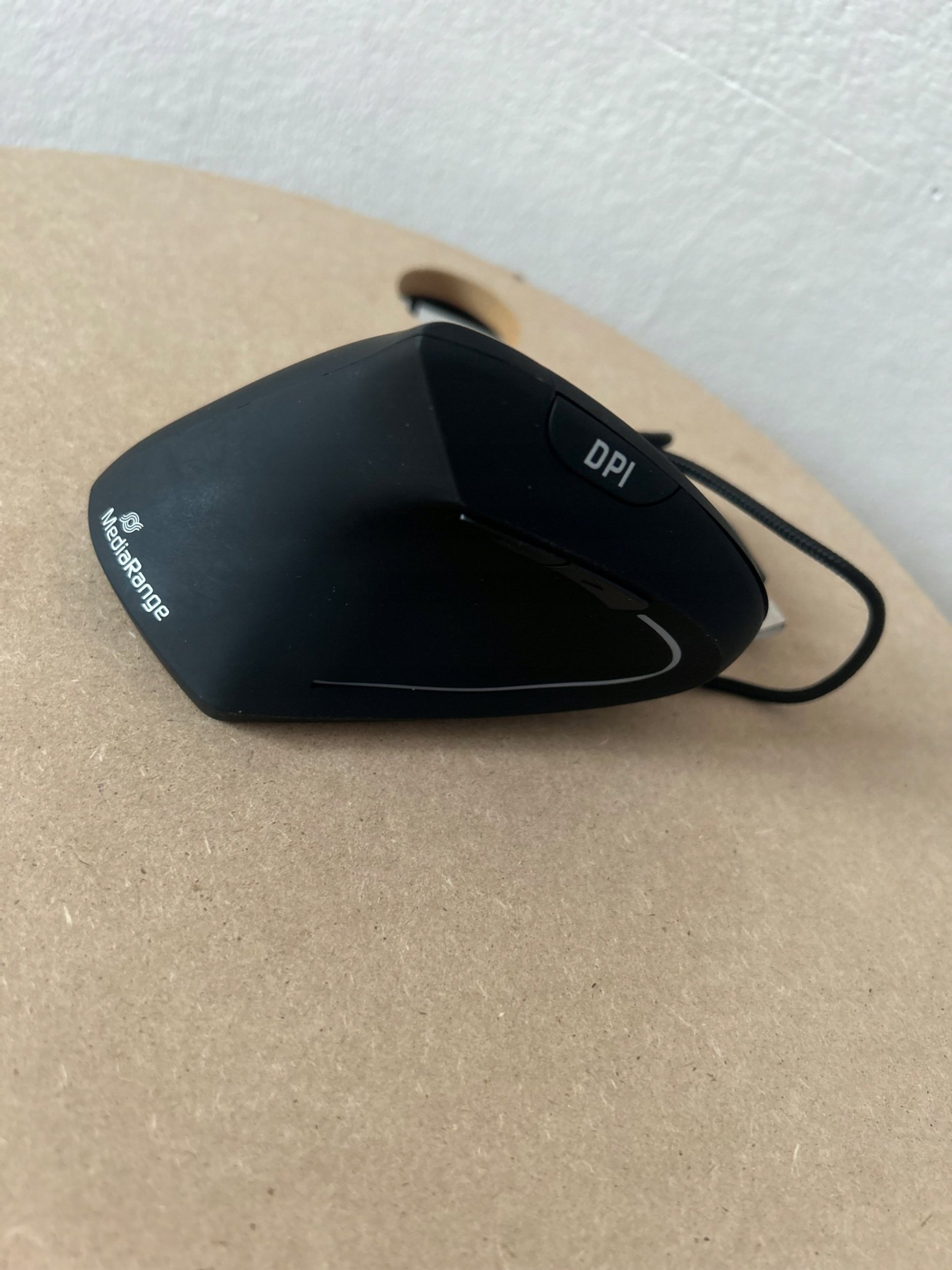 Mouse për majtakë pa markë, me kabllo, USB Type A, i zi