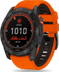 Rrip ore Tech-Protect Iconband Pro për Garmin Fenix 3 5X 3H, TPU, portokalli e zezë