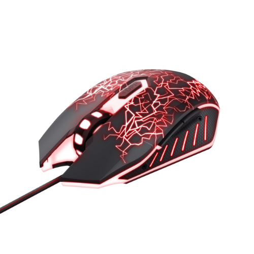 Set maus dhe mauspad Trust Gaming, i zi