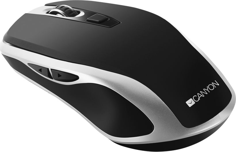 Maus wireless Canyon Rechargeable, optik, karikim pa tela, i zi