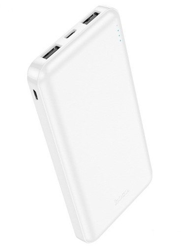Powerbank Hoco J100, 10000mAh, 2A, бел