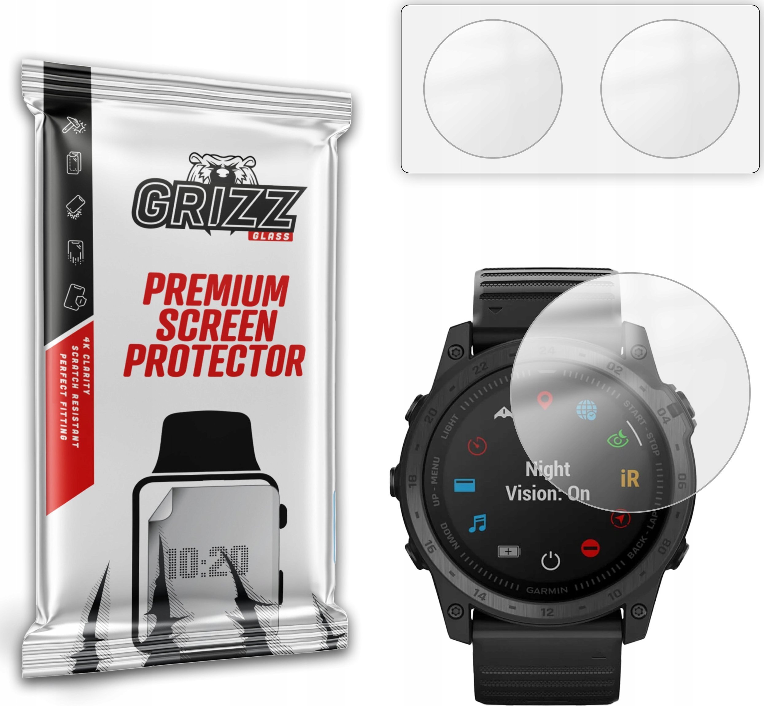 Mbrojtëse ekrani 2 copë për Garmin Tactix 7, anti-gjurma gishti, matte, transparente