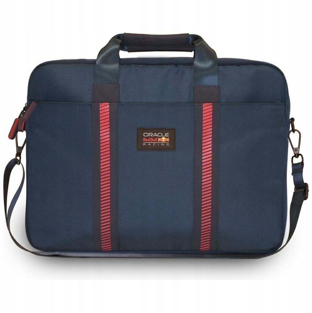 Çantë laptopi Red Bull Dual Powerbars, 16", najlon, blu e errët