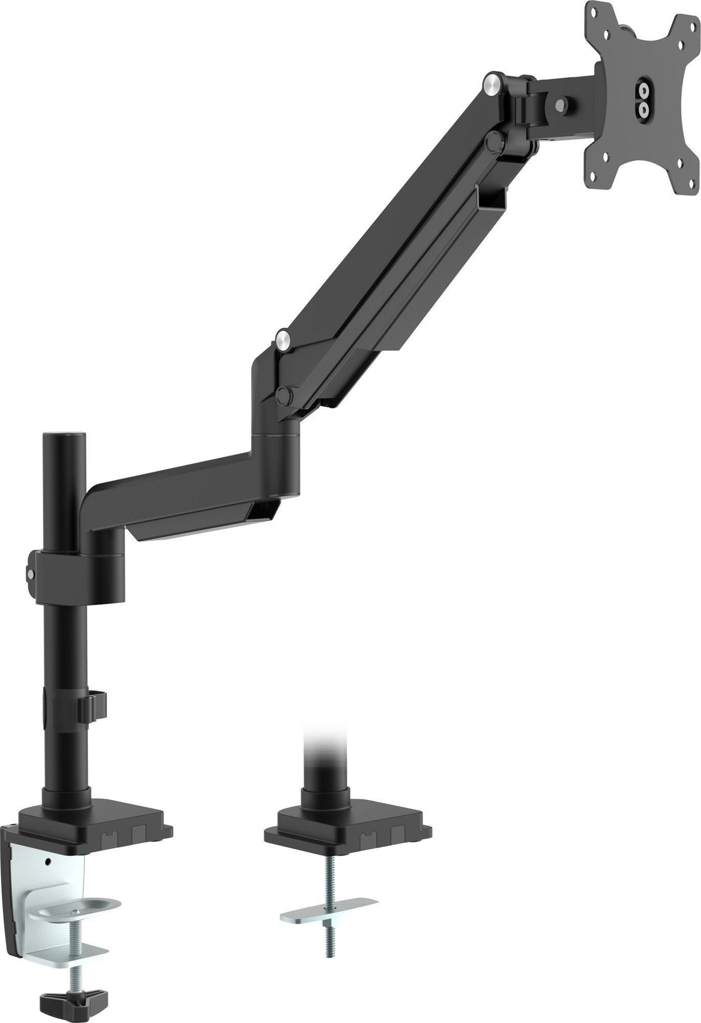Mbajtëse tavoline për monitor InLine 23159B, 17-32", alumini, e zezë
