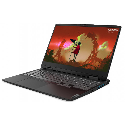 Laptop Lenovo NB IP Gaming 3 Ryzen 5-6600H, 15.6", AMD Ryzen 5, 8GB RAM, 512GB SDD, NVIDIA GeForce RTX 3050, i hirtë
