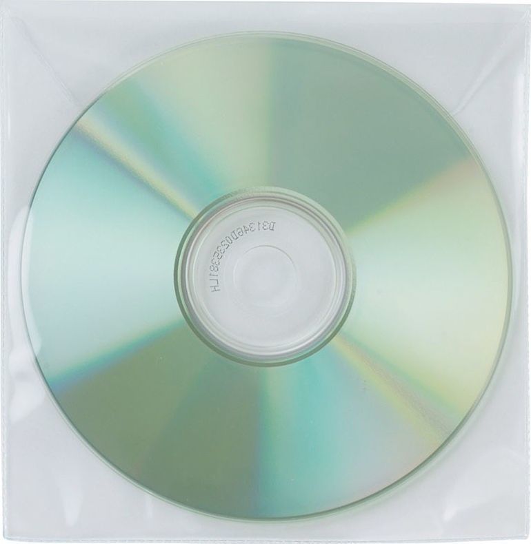 Zarfë për CD DVD Q-Connect, set 50 copë, transparent