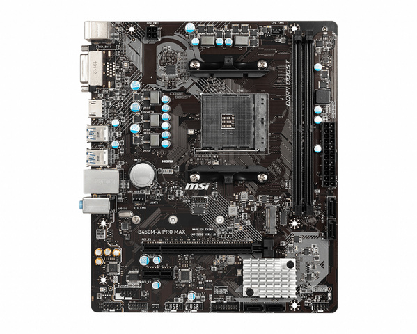 Pllakë amë MSI B450M-A PRO MAX AMD B450 Socket AM4 micro ATX