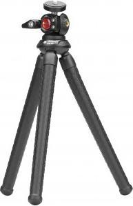 Tripod fleksibël Fotopro Alien Pod RM-80, kapacitet 1.2 kg, me kokë KII dhe mbajtës telefoni, i zi