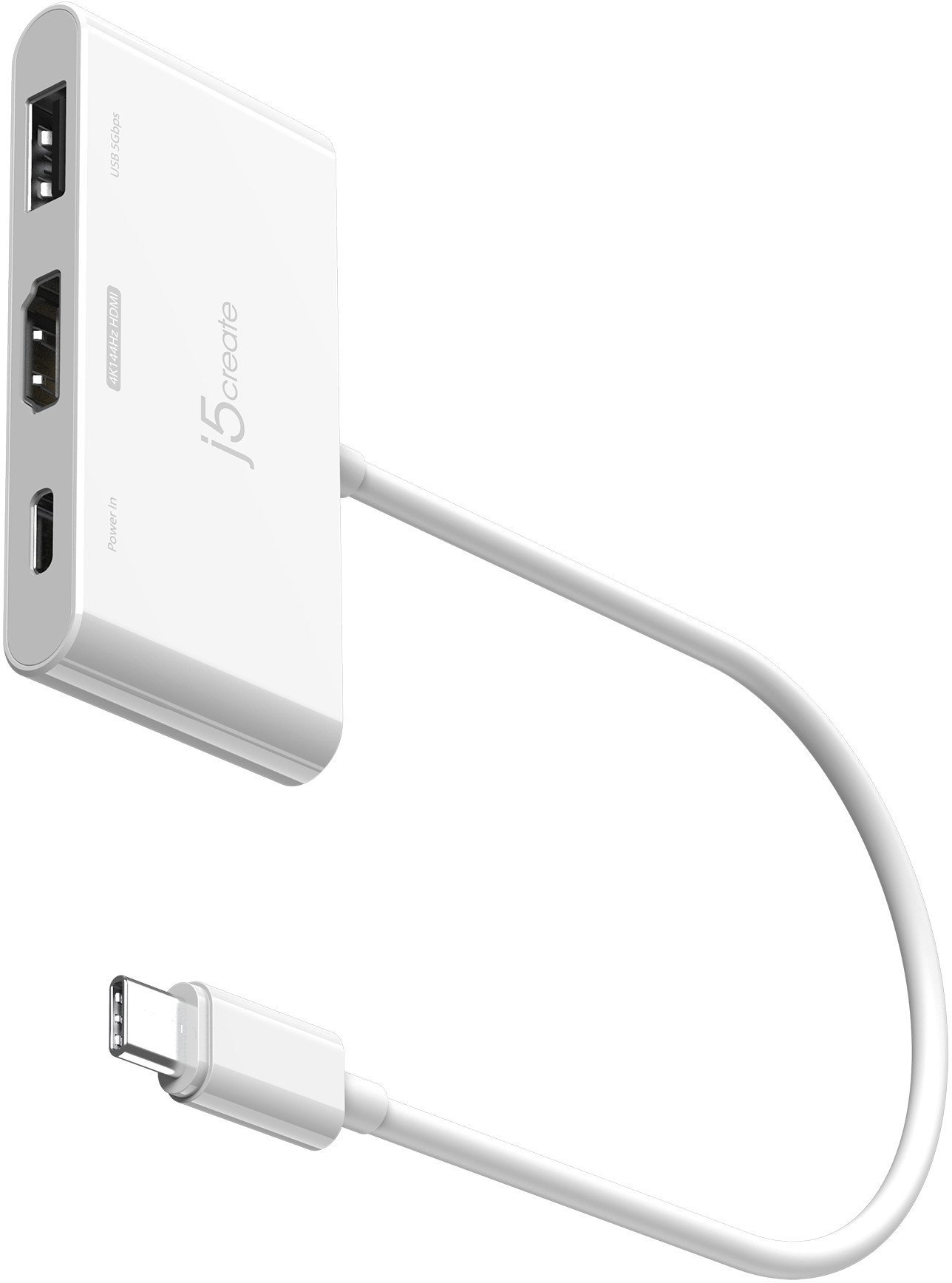 Адаптер USB C во HDMI J5create JCA399, 4K 144Hz, USB 3.2, Power Delivery 100W, црн