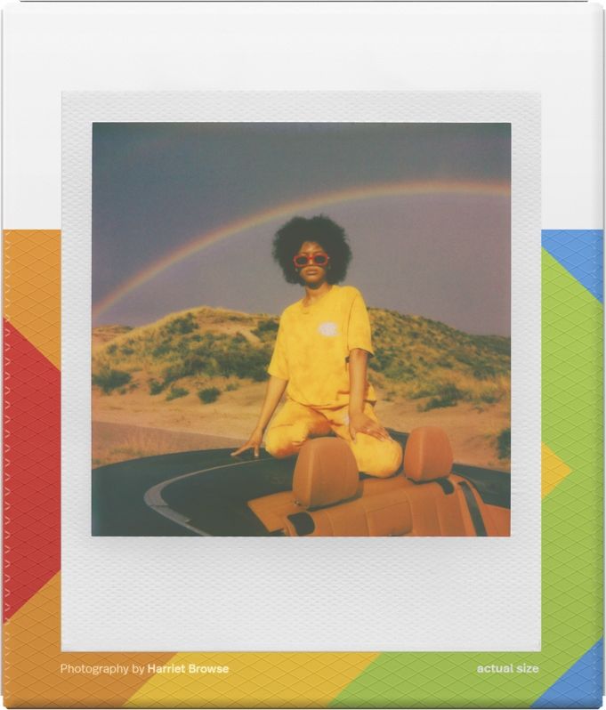 Film fotografik Polaroid GO Color 6017, 16 copë, 6.6x5.4 cm, kornizë e bardhë